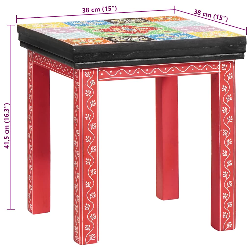 Beistelltisch 2 stk. Mehrfarbig 90 x 40 x 50 cm