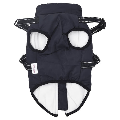 Hundemantel Geschirr Wasserdicht Reflektierend Marineblau L24