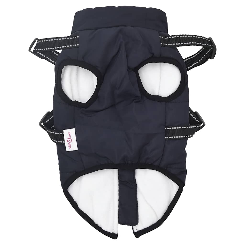 Hundemantel Geschirr Wasserdicht Reflektierend Marineblau L28