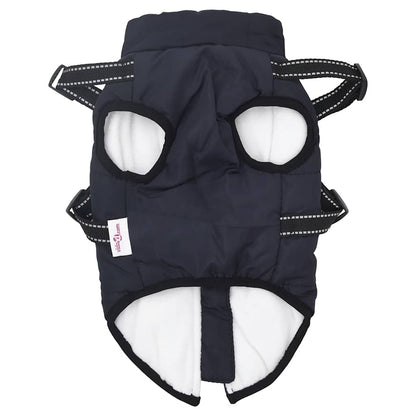 Hundemantel Geschirr Wasserdicht Reflektierend Marineblau L28