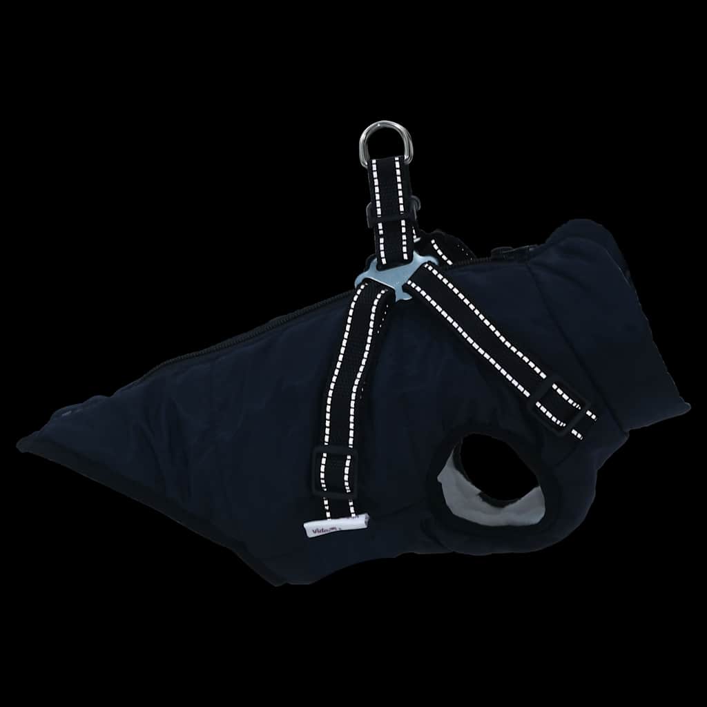 Hundemantel Geschirr Wasserdicht Reflektierend Marineblau L28