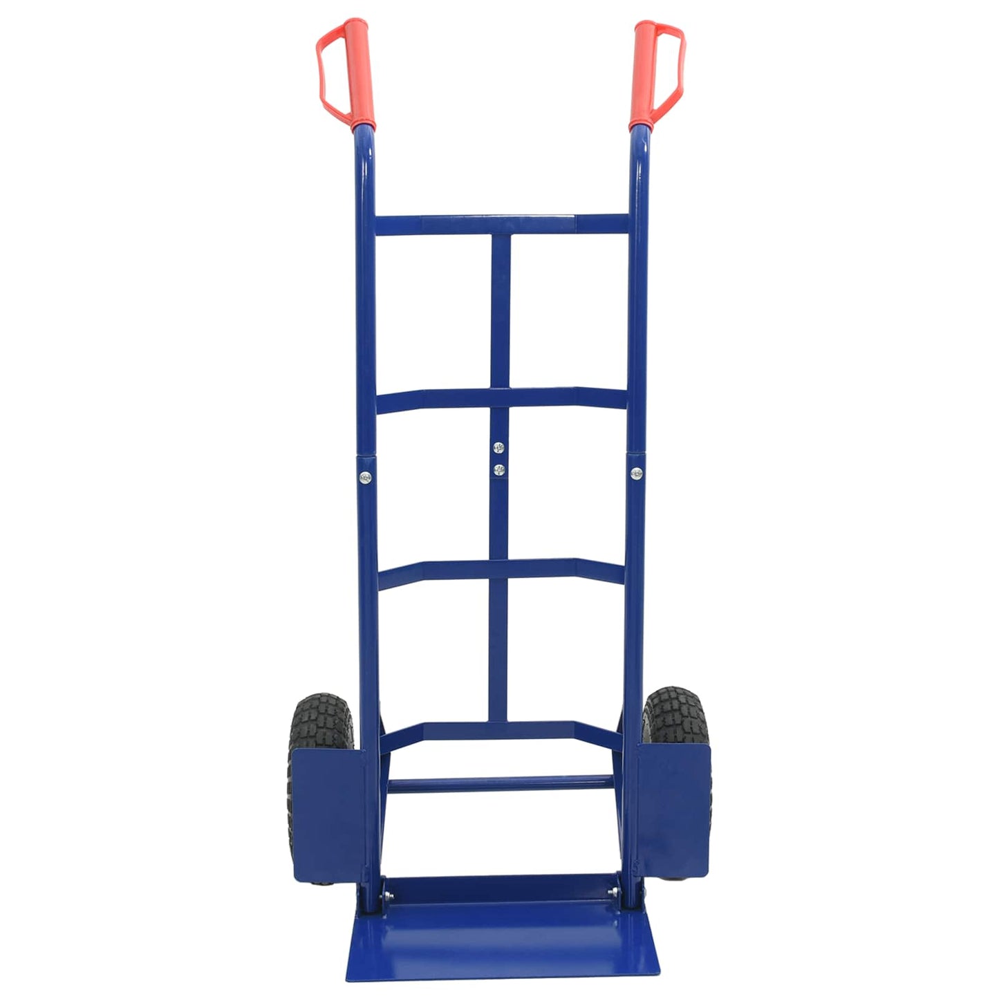Erweiterbarer Handwagen Blau und Rot 57 x 46 x 113 cm Stahl