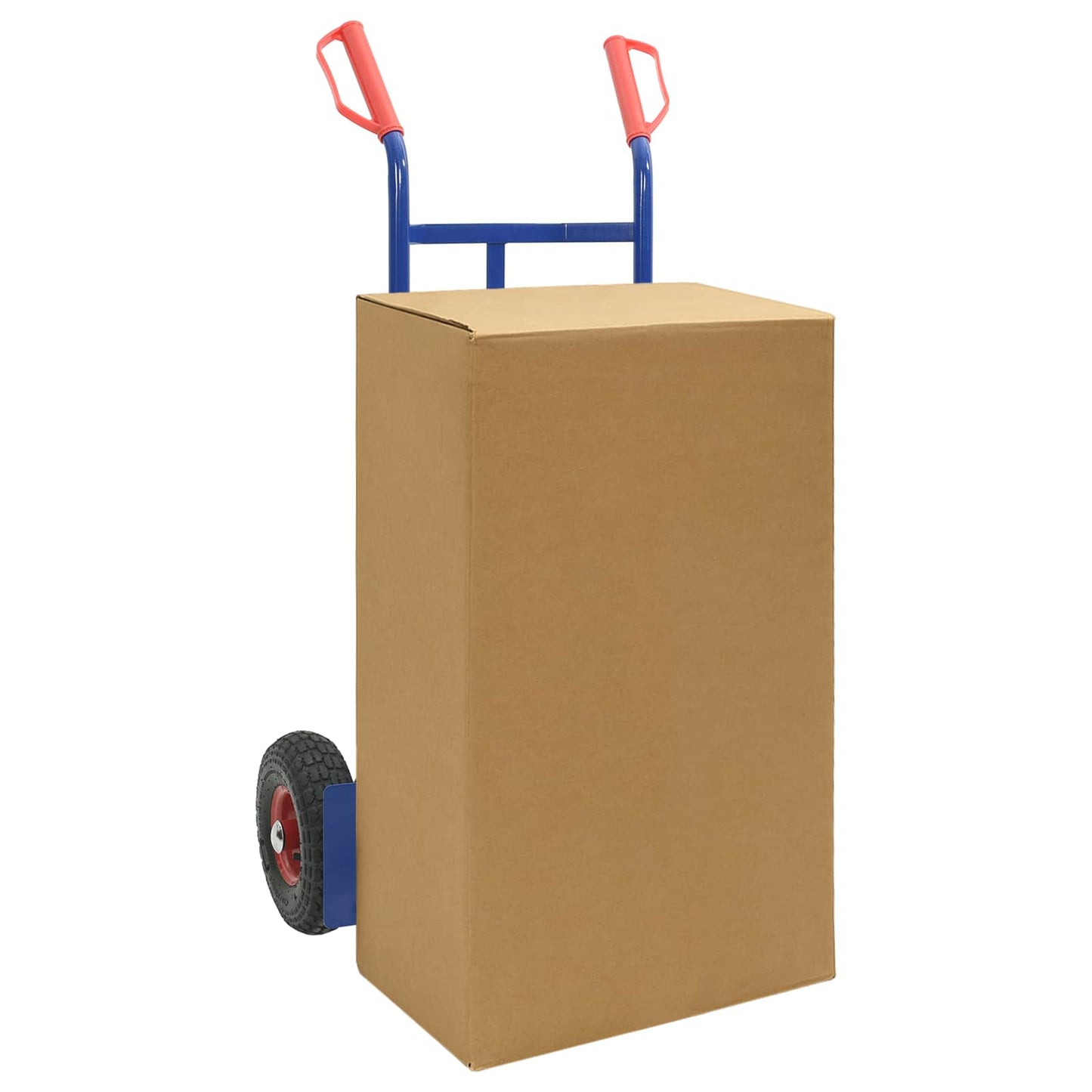Erweiterbarer Handwagen Blau und Rot 57 x 46 x 113 cm Stahl