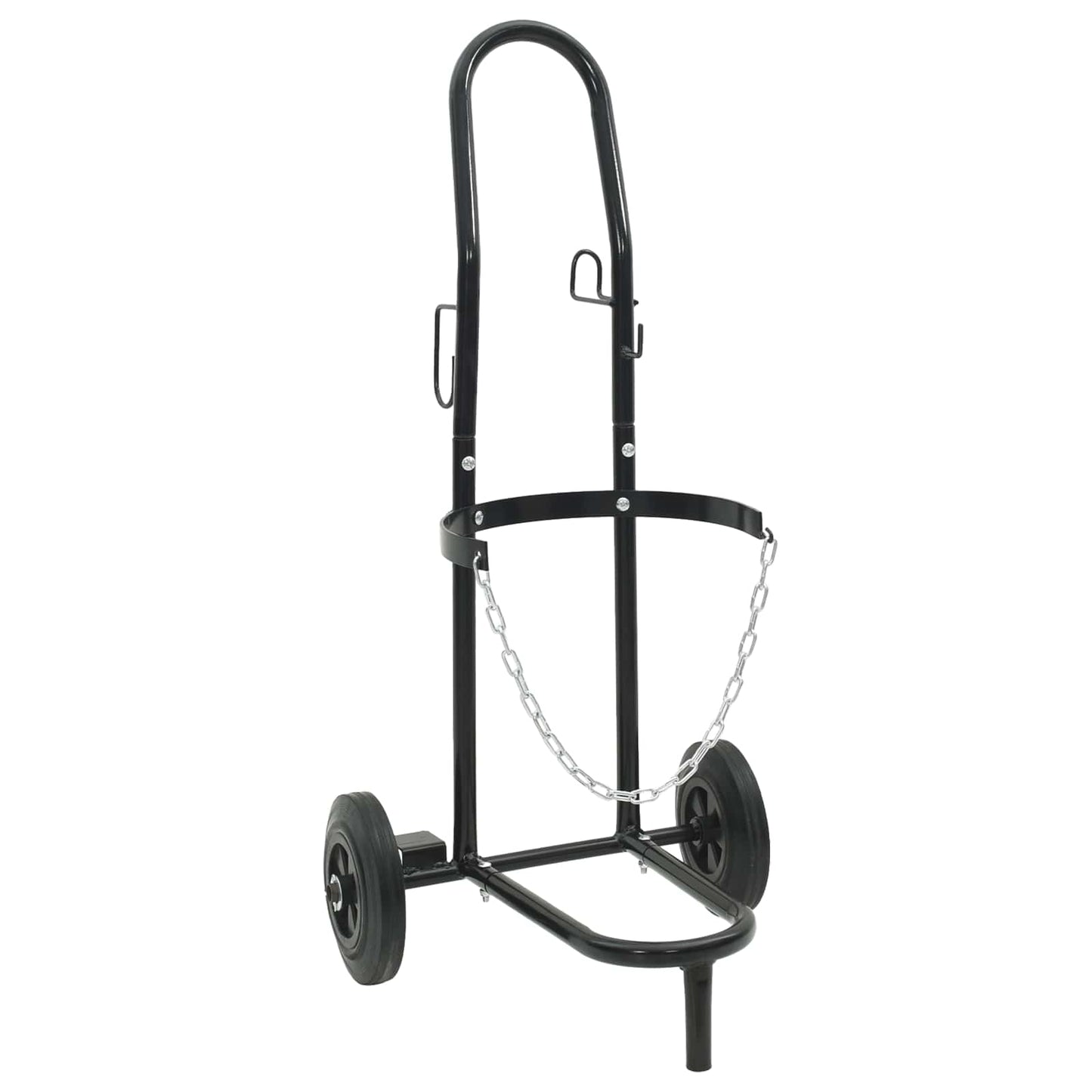 Handwagen Schwarz und Rot 49 x 49 x 101 cm Stahl