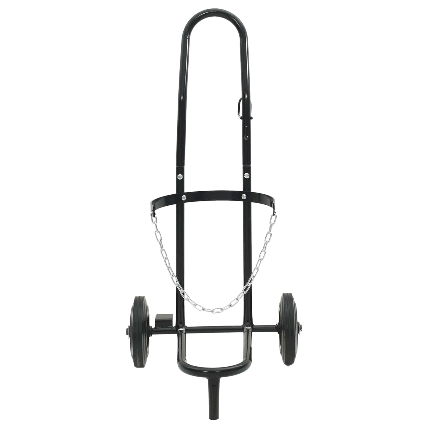 Handwagen Schwarz und Rot 49 x 49 x 101 cm Stahl