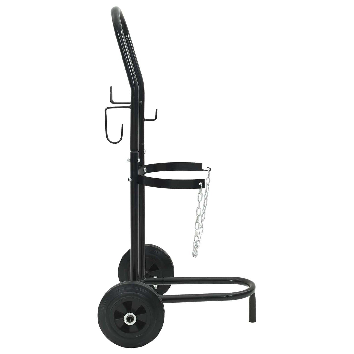 Handwagen Schwarz und Rot 49 x 49 x 101 cm Stahl
