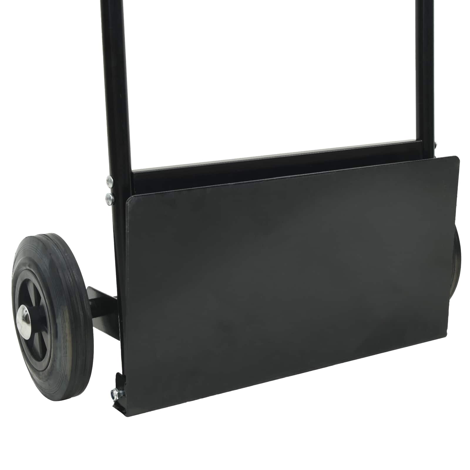 Handwagen Schwarz und Rot 63 x 43,5 x 110 cm Stahl