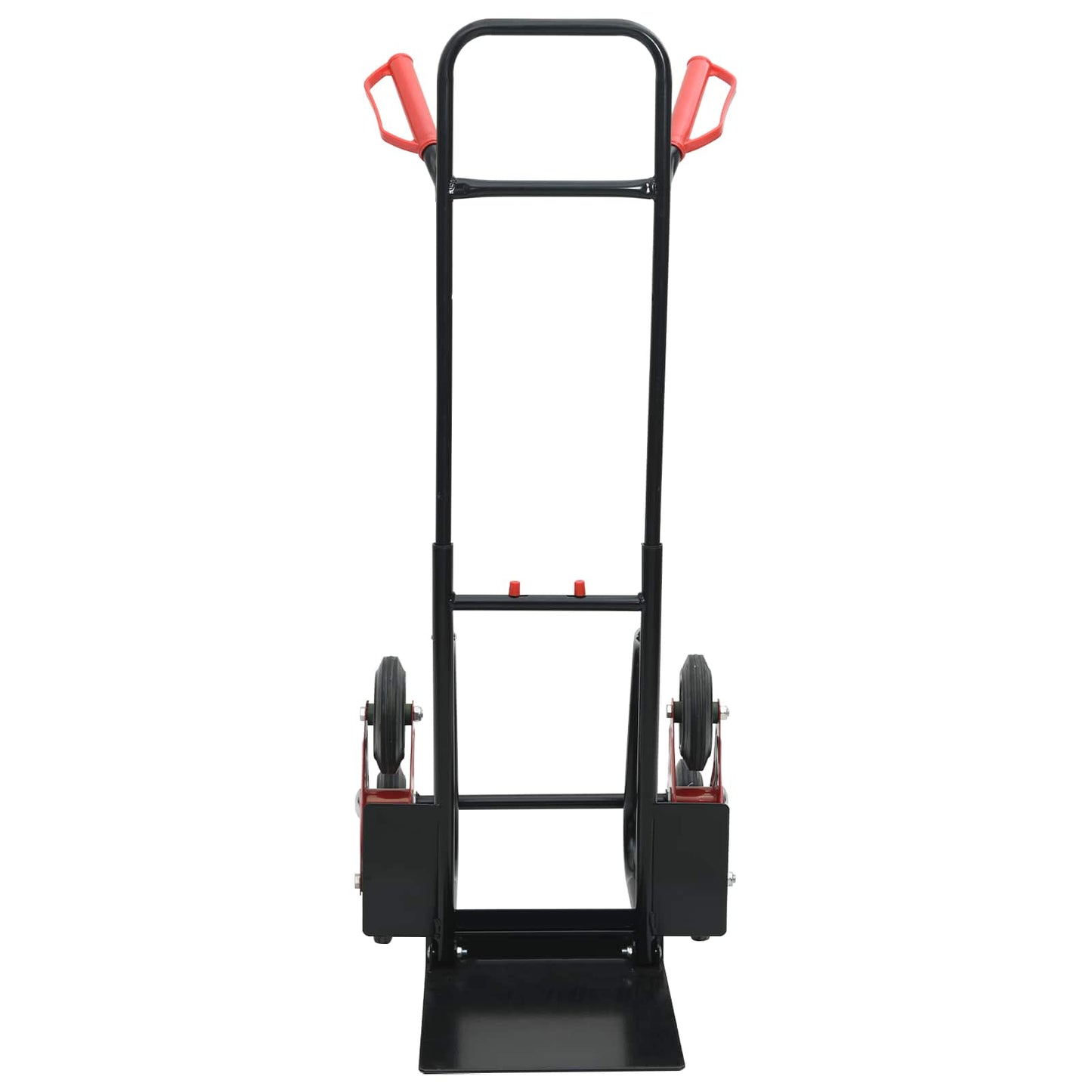 Handwagen Schwarz und Rot 64,5 x 49,5 x 114 cm Stahl