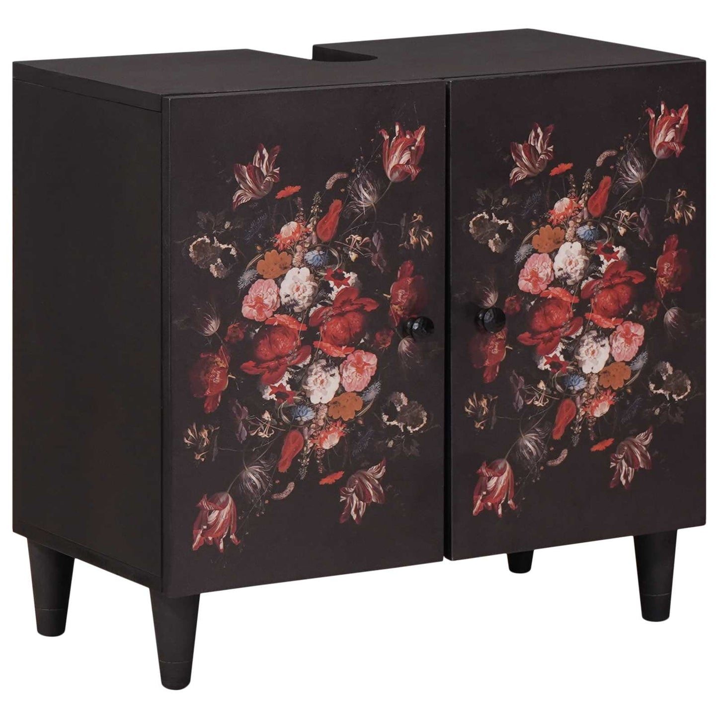 Badezimmerschrank-Set 3 stk. 62 x 33 x 58 cm Massivholz Mango