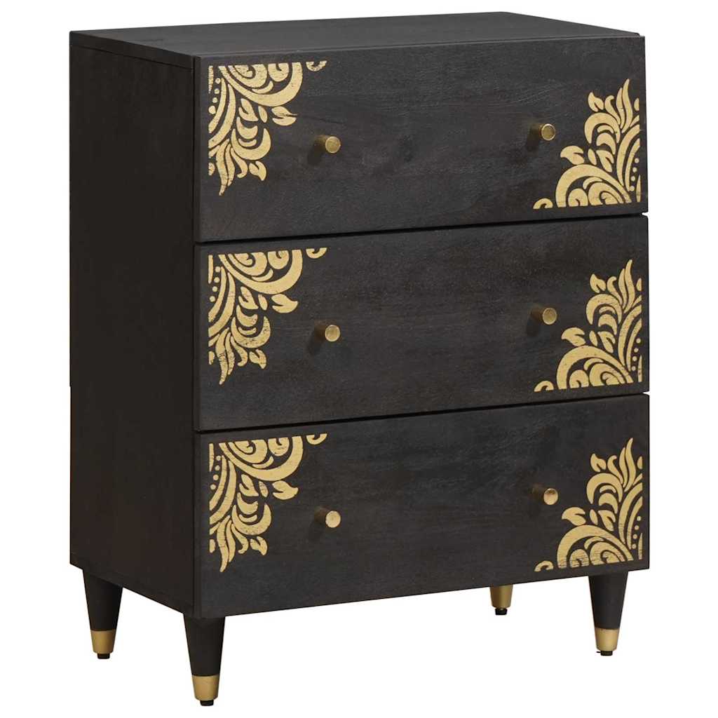 Badezimmerschrank-Set 3 Stk. 180 x 33 x 75 cm Massivholz Mango