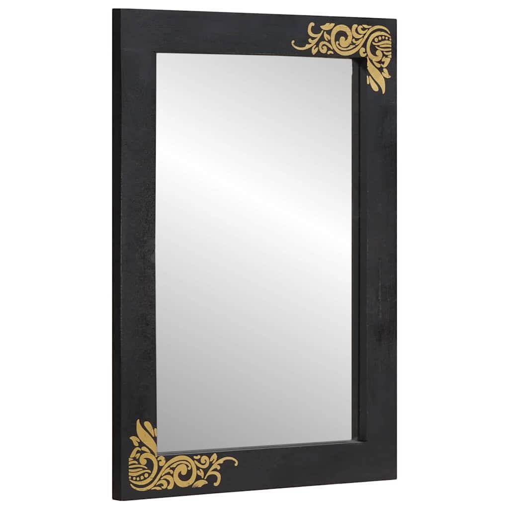 Badezimmerschrank-Set 2 stk. Schwarz 62 x 33 x 58 cm