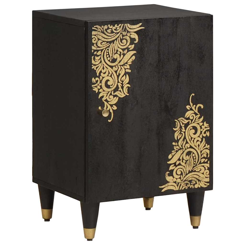 Badezimmerschrank-Set 4 stk. Schwarz 62 x 33 x 58 cm