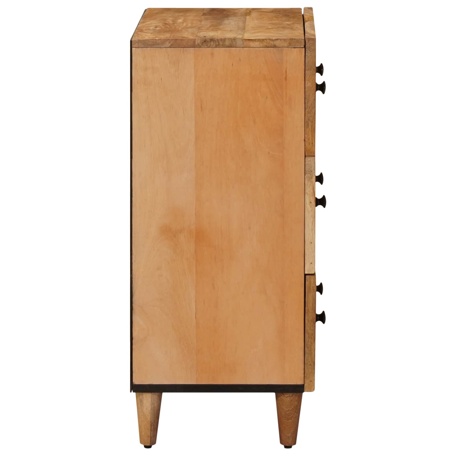 Stauraumschränke 2 stk. 60 x 33,5 x 75 cm Massivholz Mango