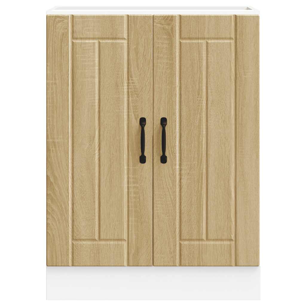 Spülenunterschrank Lucca Sonoma-Eiche Holzwerkstoff