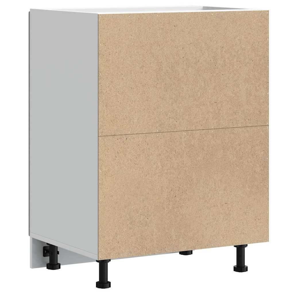 Spülenunterschrank Lucca Grau Sonoma Holzwerkstoff