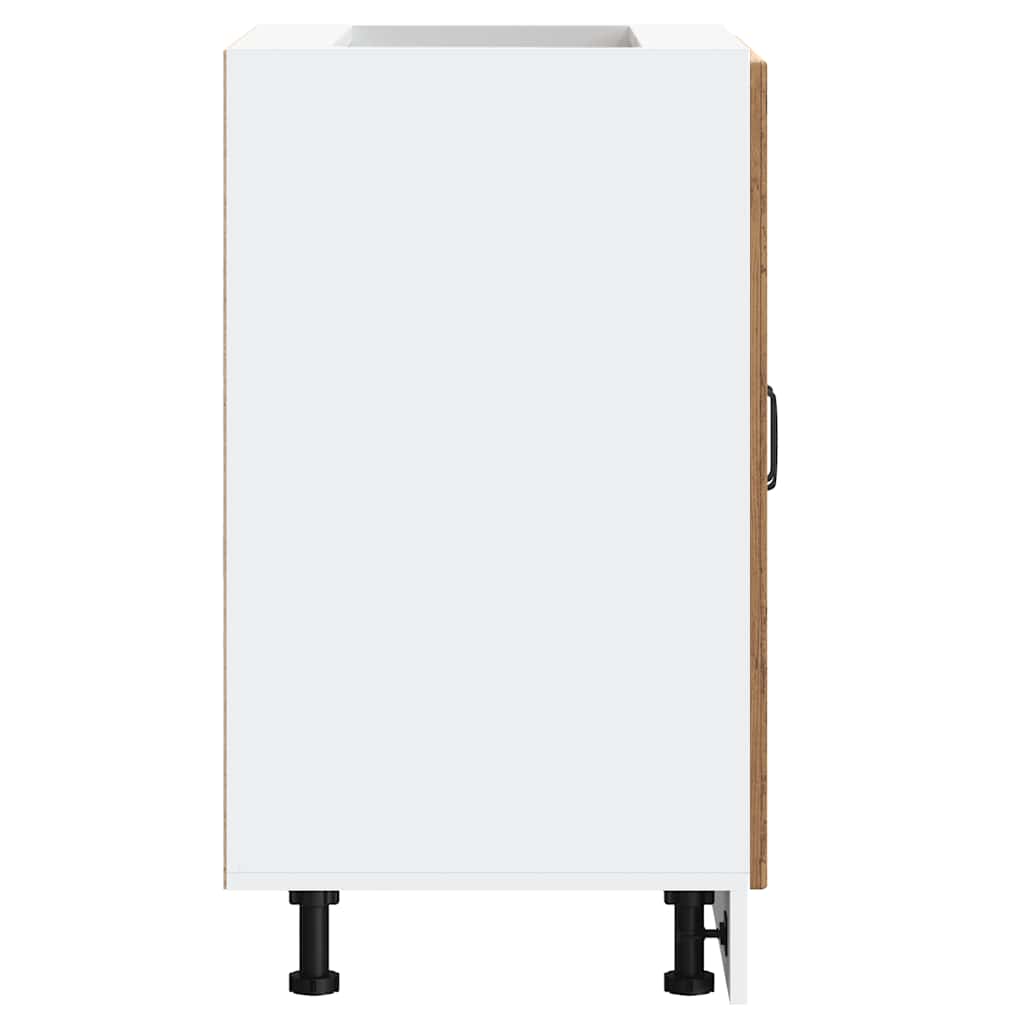 Spülenunterschrank Lucca Altholz-Optik Holzwerkstoff