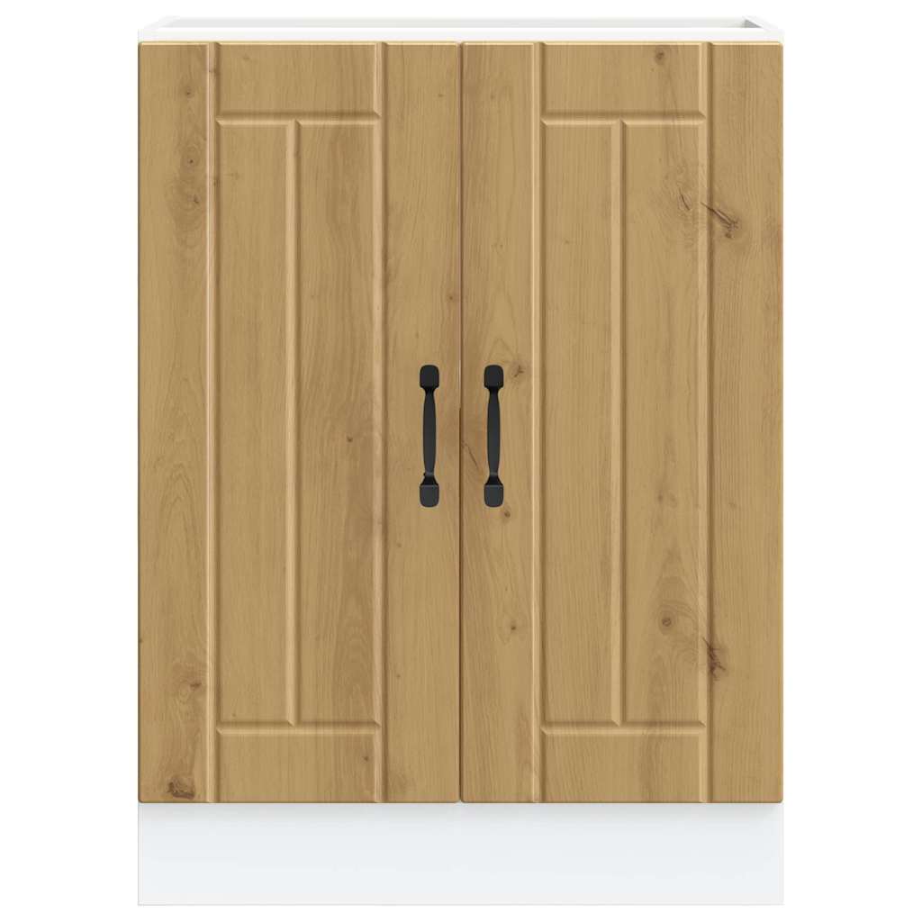Spülenunterschrank Lucca Artisan-Eiche Holzwerkstoff