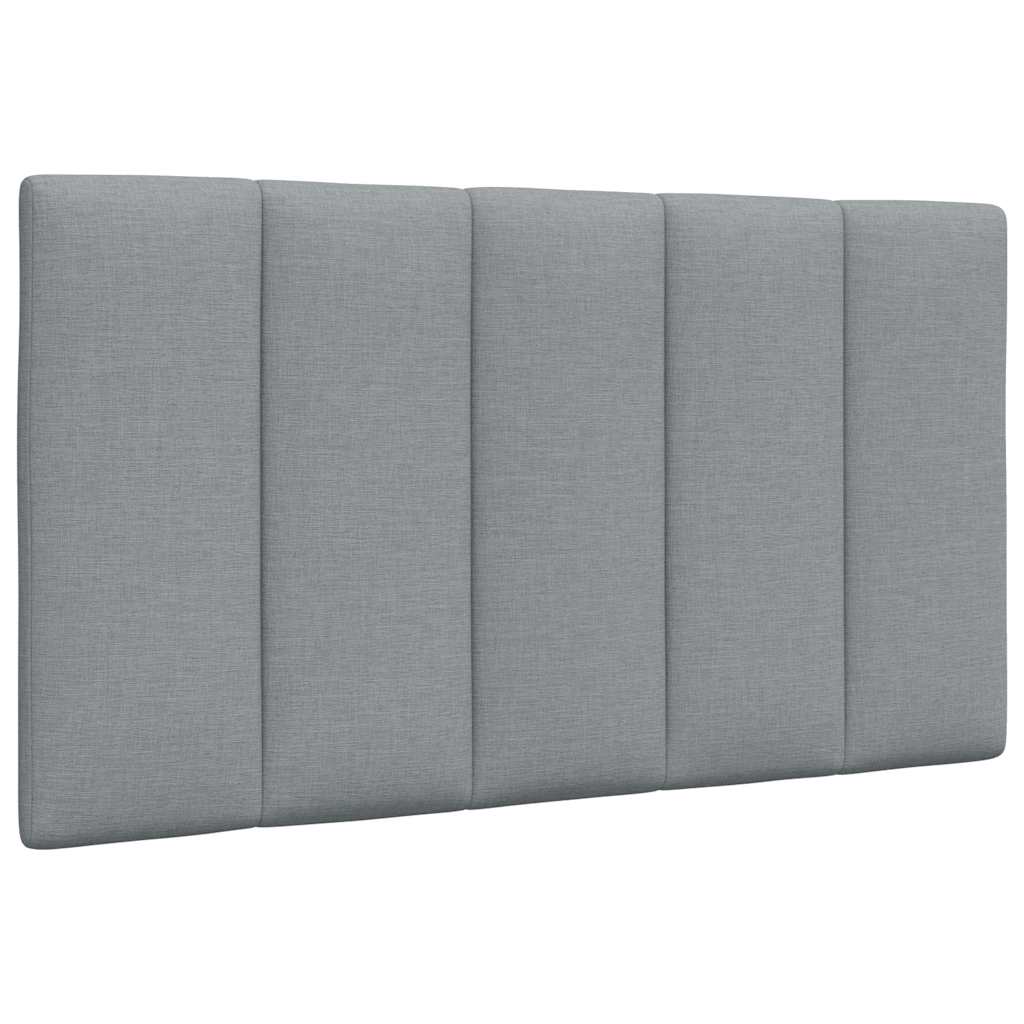 Bettgestell ohne Matratze "Hanko" Hellgrau 80x200 cm Stoff