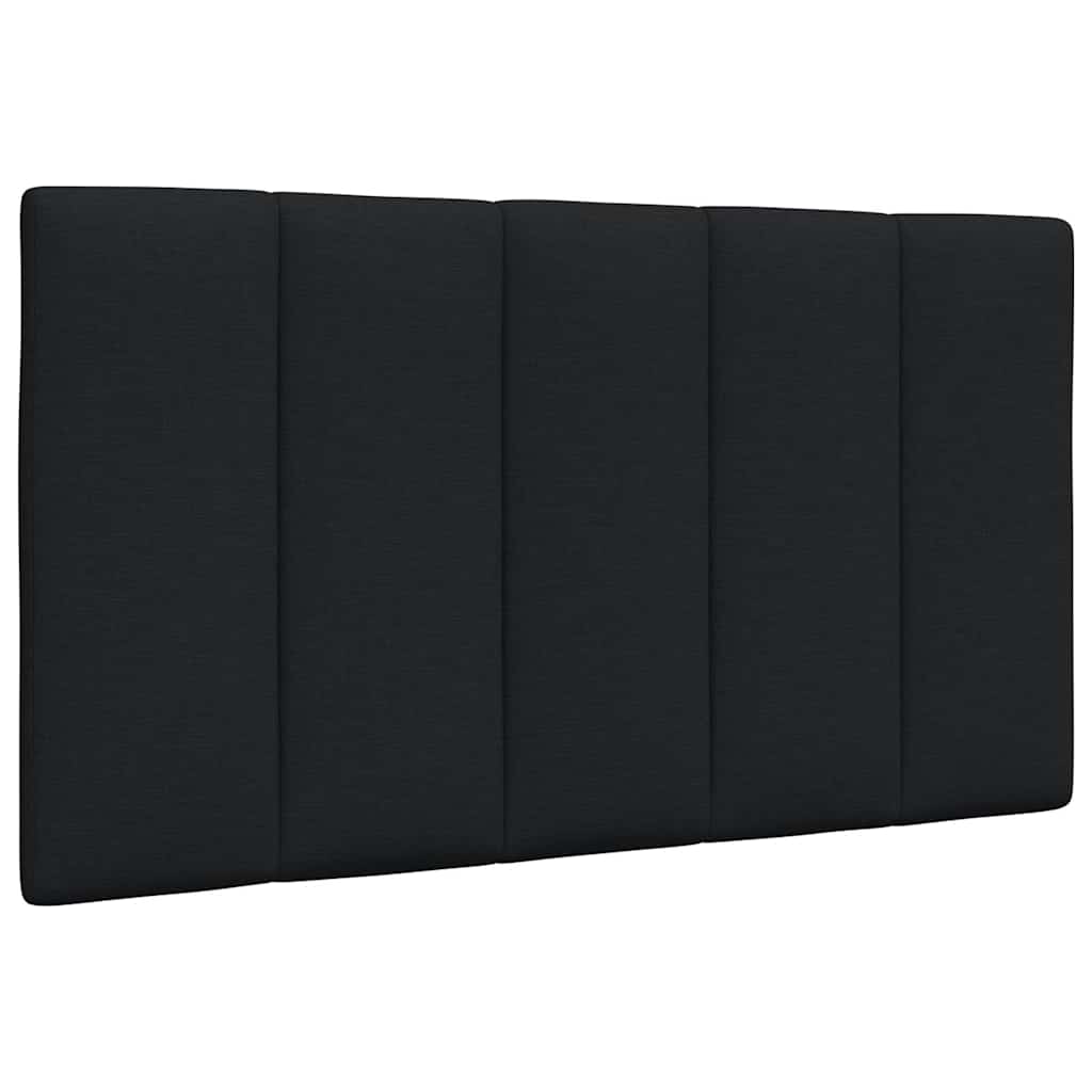 Bettgestell ohne Matratze "Hanko" Schwarz 90x190 cm Stoff
