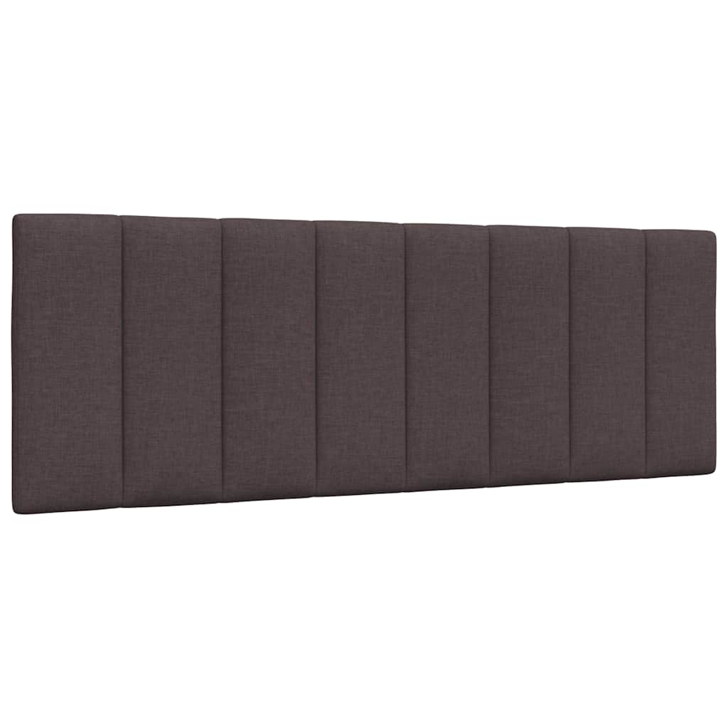 Bettgestell ohne Matratze "Hanko" Dunkelbraun 140x200 cm Stoff