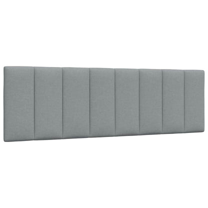Bettgestell ohne Matratze "Hanko" Hellgrau 160x200 cm Stoff