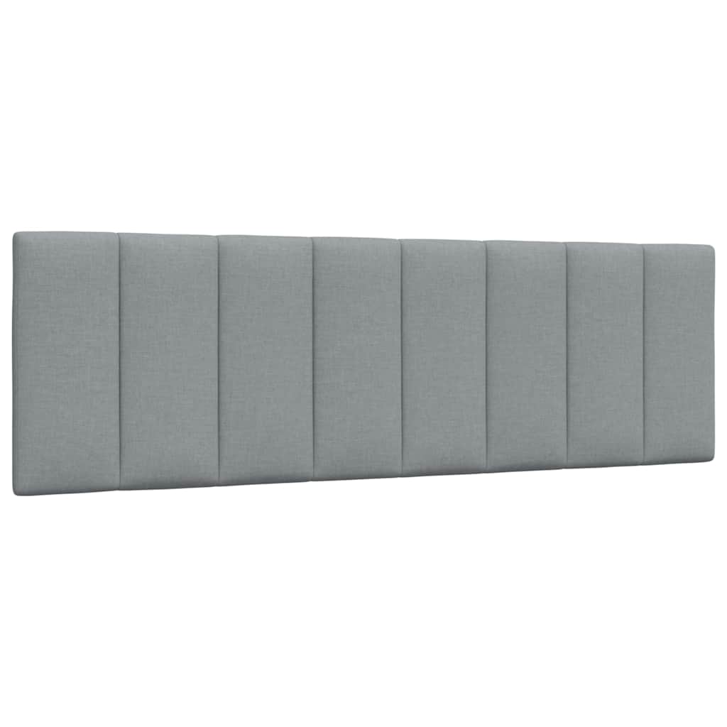 Bettgestell ohne Matratze "Hanko" Hellgrau 160x200 cm Stoff