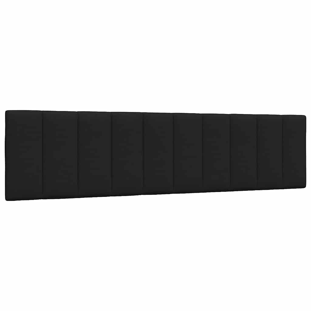 Bettgestell ohne Matratze "Hanko" Schwarz 200x200 cm Stoff
