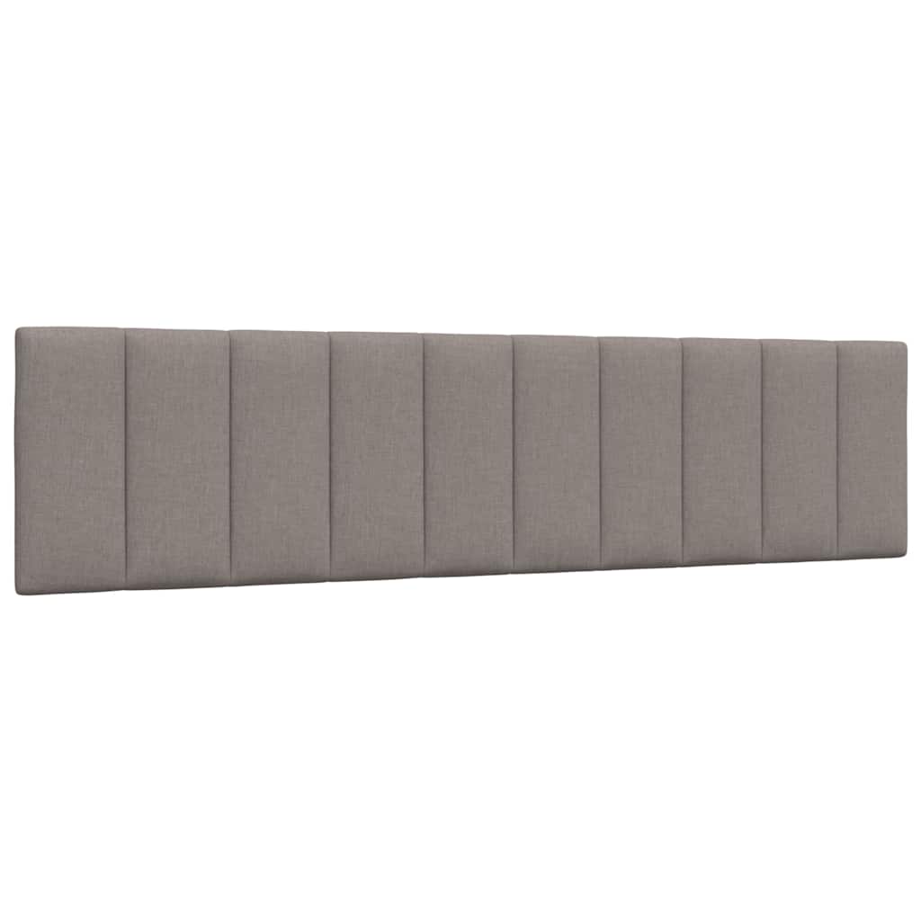 Bettgestell ohne Matratze "Hanko" Taupe 200x200 cm Stoff