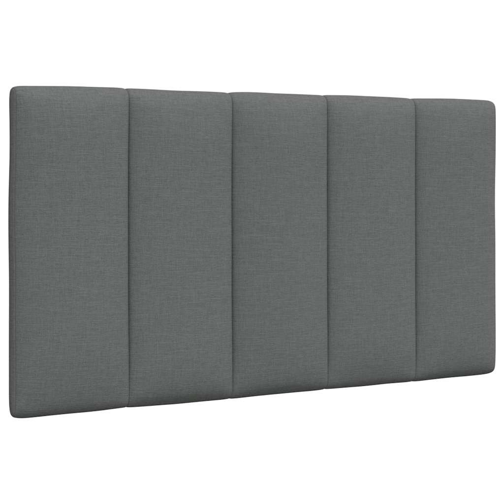 Bettgestell ohne Matratze "Hanko" Dunkelgrau 90x190 cm Stoff