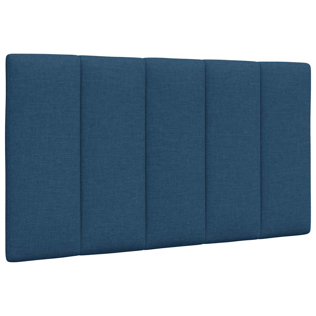 Bettgestell ohne Matratze "Hanko" Blau 90x190 cm Stoff
