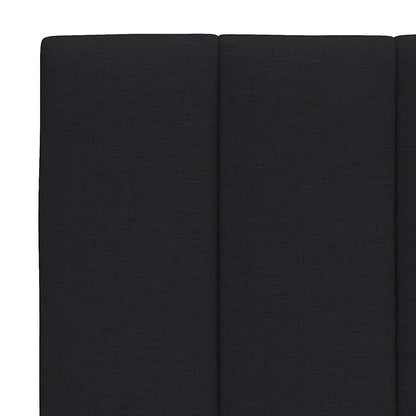 Bettgestell ohne Matratze "Hanko" Schwarz 100x200 cm Stoff