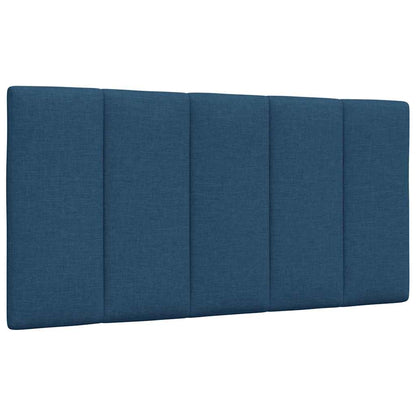 Bettgestell ohne Matratze "Hanko" Blau 100x200 cm Stoff