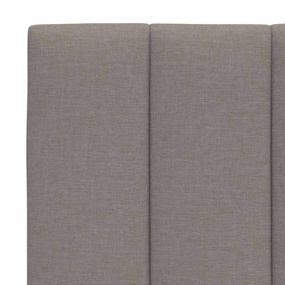 Bettgestell ohne Matratze "Hanko" Taupe 120x200 cm Stoff