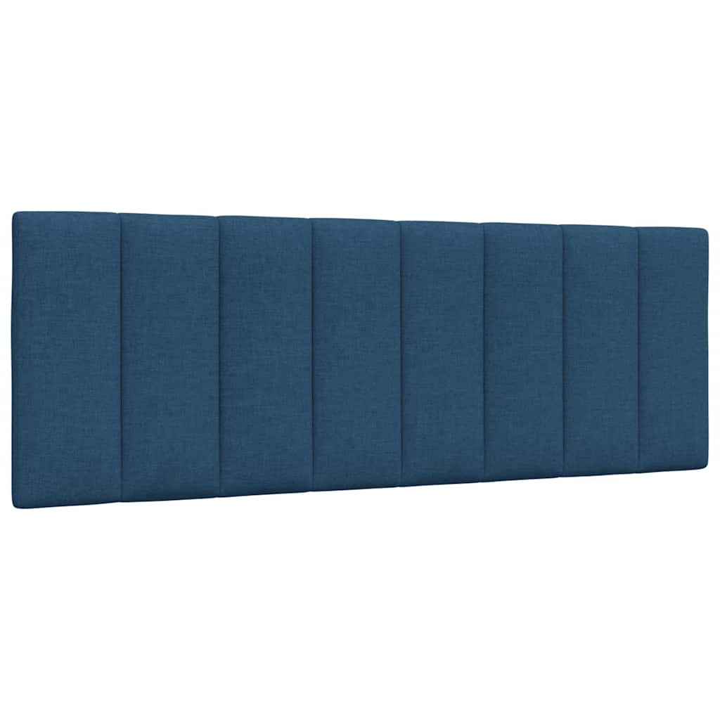 Bettgestell ohne Matratze "Hanko" Blau 120x200 cm Stoff