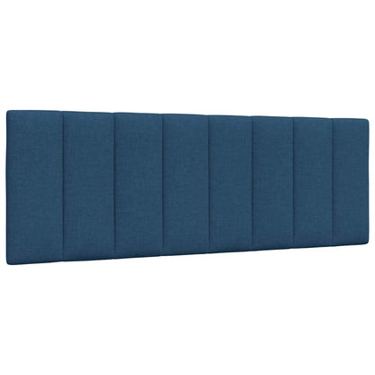 Bettgestell ohne Matratze "Hanko" Blau 120x200 cm Stoff