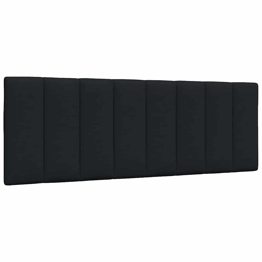 Bettgestell ohne Matratze "Hanko" Schwarz 140x190 cm Stoff
