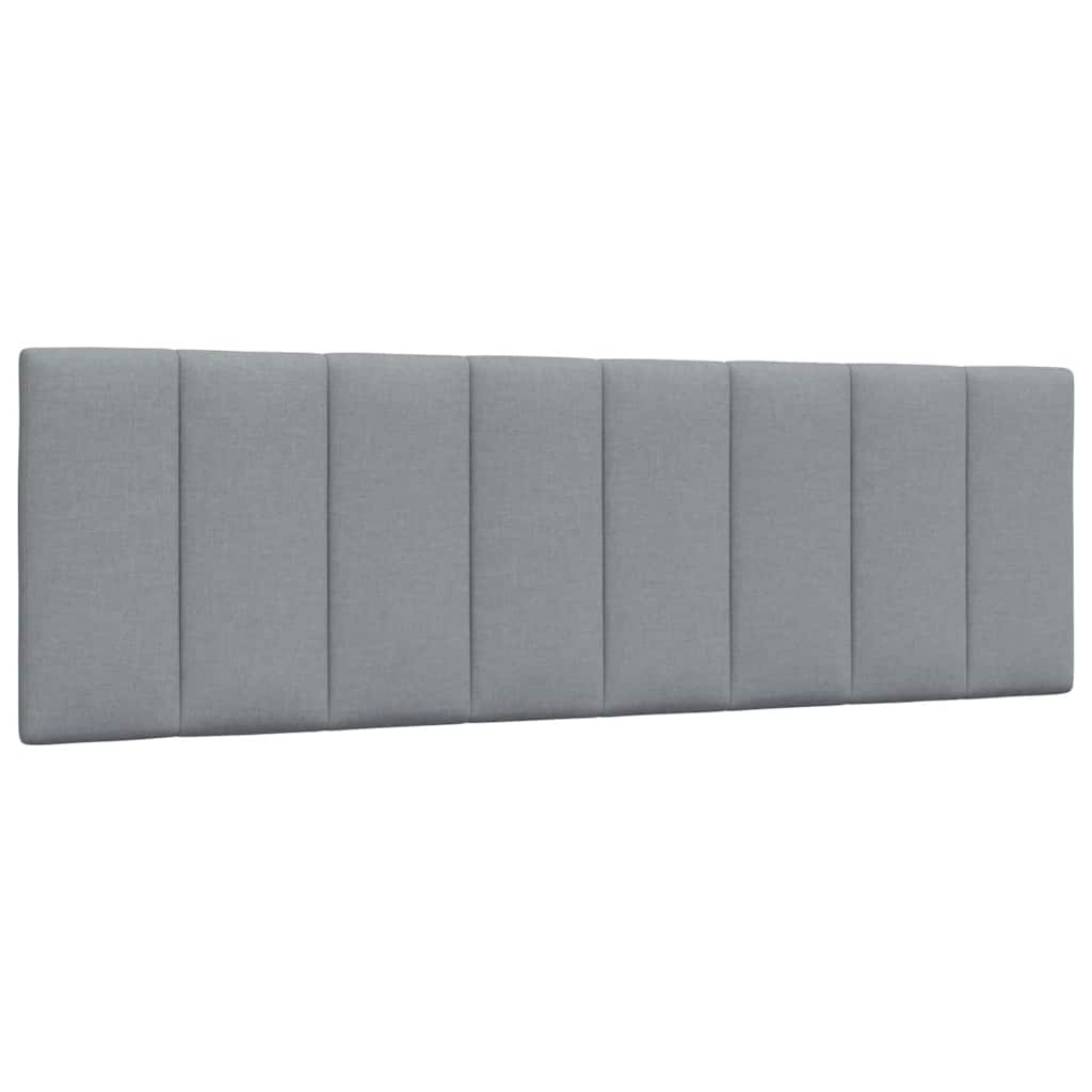 Bettgestell ohne Matratze "Hanko" Hellgrau 160x200 cm Stoff