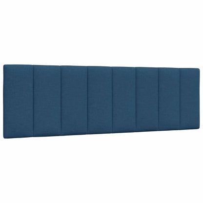 Bettgestell ohne Matratze "Hanko" Blau 160x200 cm Stoff