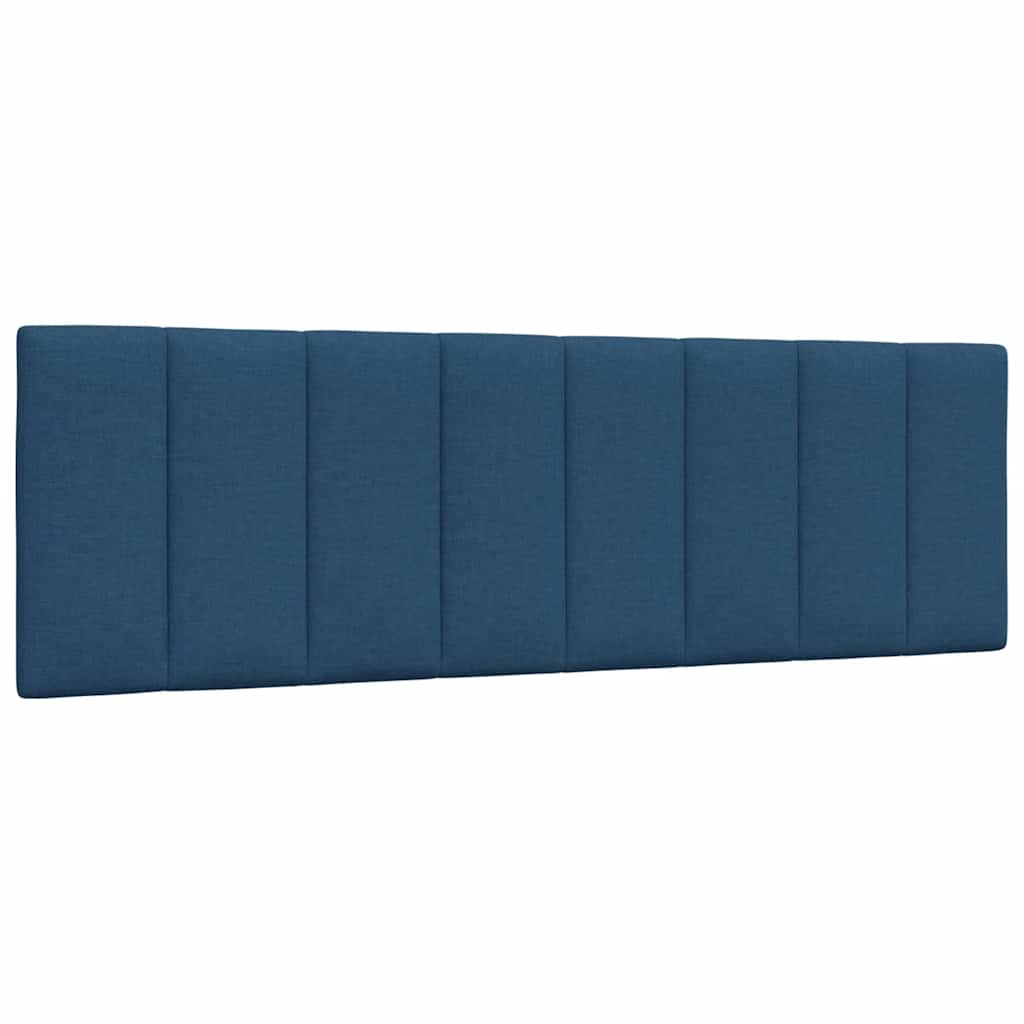 Bettgestell ohne Matratze "Hanko" Blau 160x200 cm Stoff