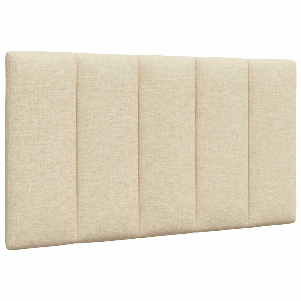 Bett mit Matratze "Hanko" Creme 80x200 cm Stoff