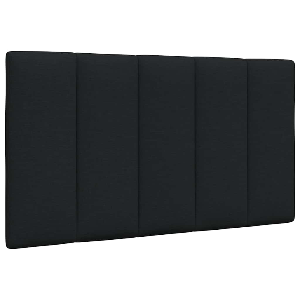 Bett mit Matratze "Hanko" Schwarz 90x190 cm Stoff