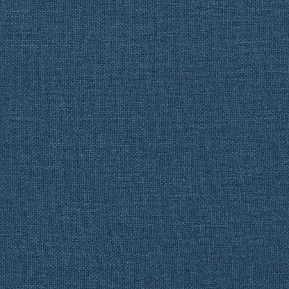 Bett mit Matratze "Hanko" Blau 90x190 cm Stoff