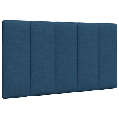 Bett mit Matratze "Hanko" Blau 90x190 cm Stoff