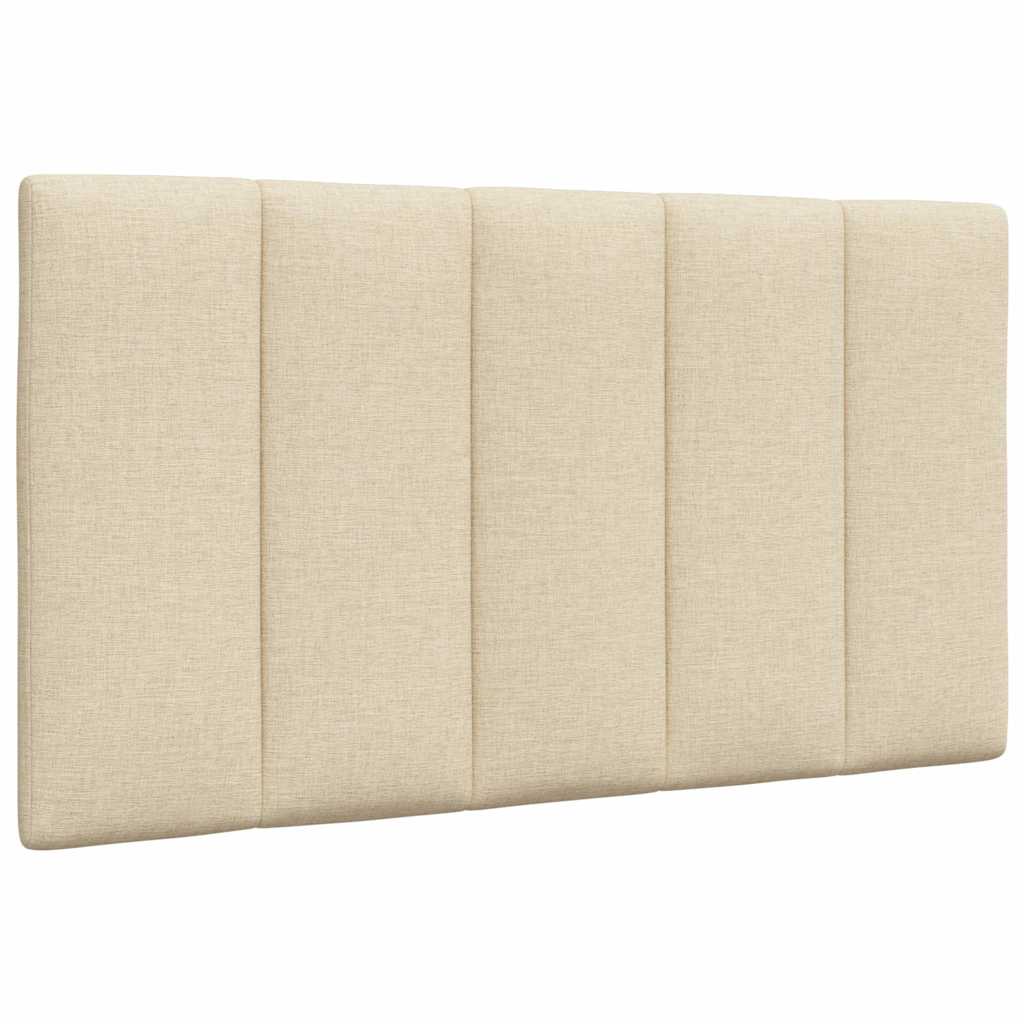 Bett mit Matratze "Hanko" Creme 90x200 cm Stoff