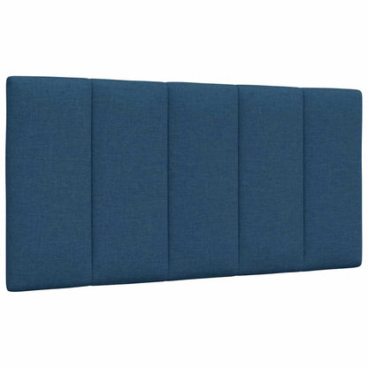 Bett mit Matratze "Hanko" Blau 100x200 cm Stoff