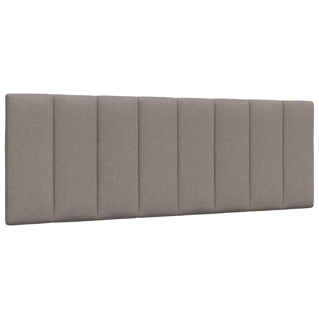 Bett mit Matratze "Hanko" Taupe 120x200 cm Stoff