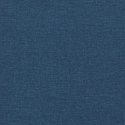 Bett mit Matratze "Hanko" Blau 120x200 cm Stoff