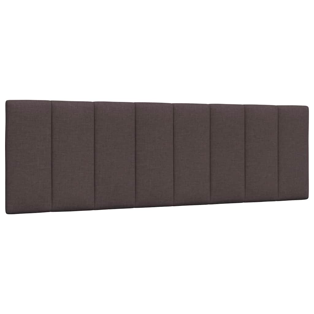 Bett mit Matratze "Hanko" Dunkelbraun 160x200 cm Stoff