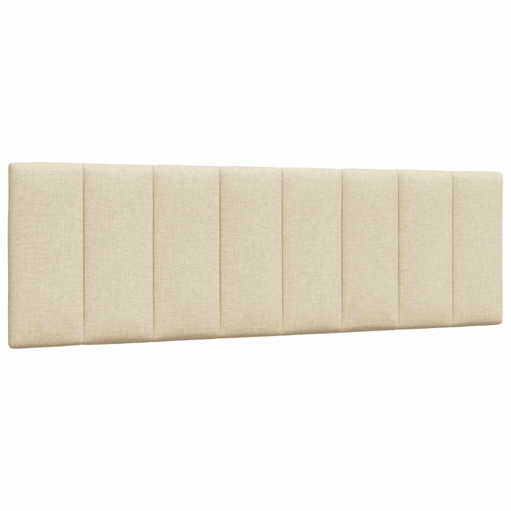 Bett mit Matratze "Hanko" Creme 160x200 cm Stoff