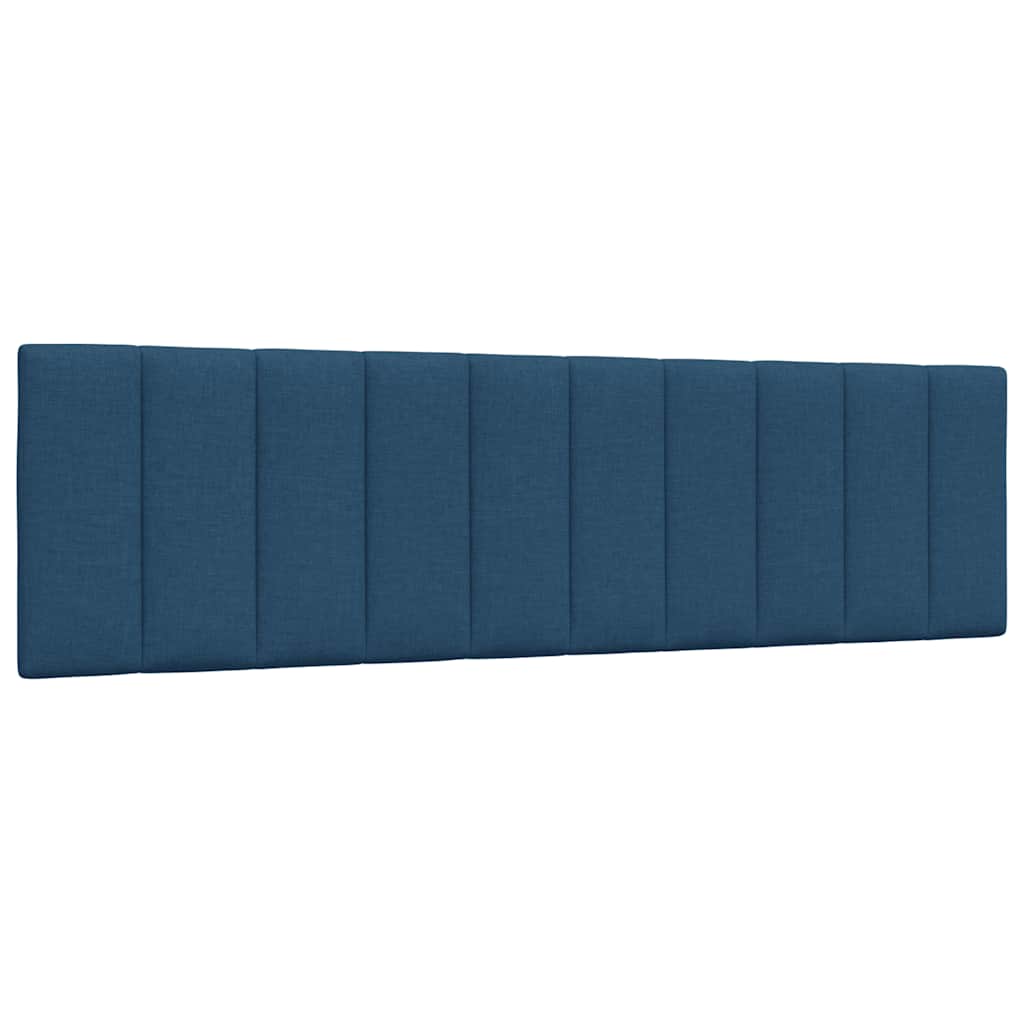 Bett mit Matratze "Hanko" Blau 180x200 cm Stoff